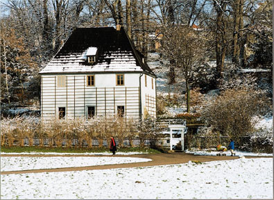 Goethes k&auml;raste tillflyktsort &laquo;Das Gartenhaus&raquo; i Ilmparken i Weimar har rekonstruerats under kulturhuvudstads&aring;ret