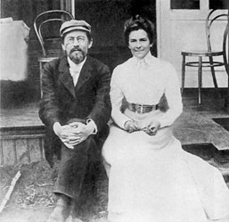  Figur 3    Anton Tsjekhov og Olga Knipper, 1901 (7)