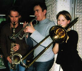 Medisinsk Storband i Bergen er et band med stort potensial, her representert ved Jakob Larsson, Johan Torgersen og&hellip;