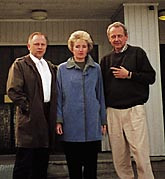 Fra venstre Remigius Samualis, Wanda Lengauskaite og formann i Telemark l&aelig;geforenings internasjonale komit&eacute; Erik Argren&hellip;