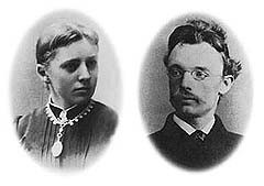  Figur 1    Ellisif og Andreas Wessel i unge &aring;r. S&oslash;r-Varanger Museum, Svanvik