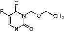  Figur 8    Kjemisk struktur for EM-FU (1-ethoksymetyl-5-fluorouracil)