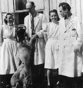  Figur 5    Verkslege ved A/S Sydvaranger og overlege ved S&oslash;r-Varanger sykehus Alf Palmstr&oslash;m (1901 &ndash; 67) (2) (med hunden)&hellip;