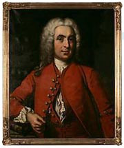 Carl von Linn&eacute;. Oljemaleri av A. Stenb&auml;ck etter original av Scheffel