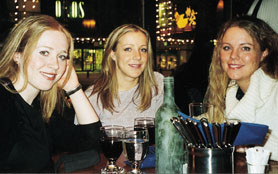 Fra venstre Mari Nordseth, Line Tveter, Camilla J&oslash;rgensen