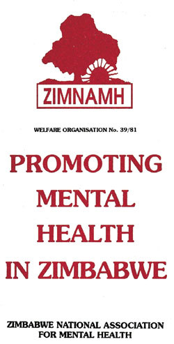 Figur 2   Et eksempel p&aring; en trykksak utgitt av ZIMNAMH for &aring; &oslash;ke den offentlige bevissthet om sp&oslash;rsm&aring;l relatert til mental&hellip;