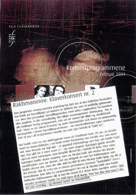 Faksimile av Oslo-filharmoniens programhefte