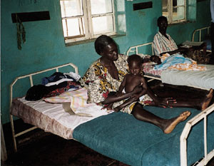 Fra barneavdelingen. Foto Liv Gr&oslash;nstad