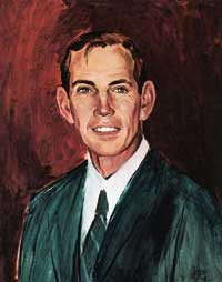 Christiaan Barnard (1922&thinsp;&ndash;&thinsp;2001). Maleri i museet