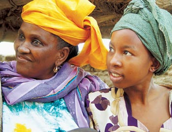 Monica og datter 2003