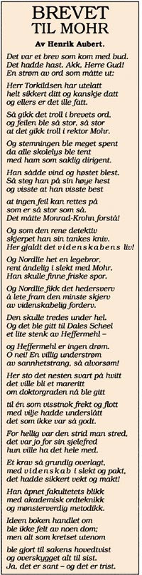 Morgenposten 28. oktober 1952