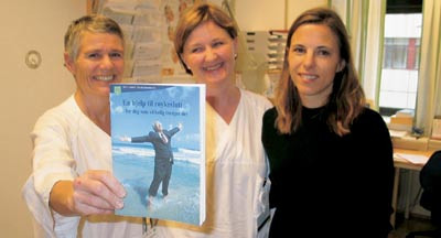 Med hjelp av harde fakta, oppmuntring og skryt fra sykepleierne Anne Kari Kjellesvik, Tone B&aelig;ck og Eva Bor&oslash;y, klarte&hellip;