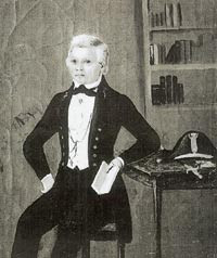 Figur 2  Kompanikirurg Ontong Wiese. Foto av bortkommet maleri