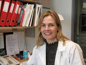 Johanna Olweus har bidratt til nytt h&aring;p for leukemipasienter. Foto Espen Kvale