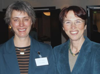 Anne Helen Hansen (t.v.), kursleder og kommuneoverlege i Troms, fikk mye skryt for innholdet i konferansen. Trine Magnus&hellip;