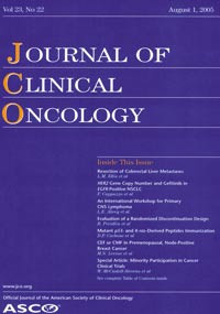 Artikkelen ble publisert 1.8. 2005 i Journal of Clinical Oncology (www.jco.org), som er et av de h&oslash;yest rangerte onkologiske&hellip;