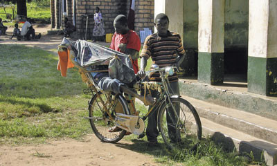 Syketransport ad modum Kongo. Foto Raphael Ottogalli