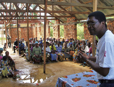 Grupperettleiing med professor Kabanga