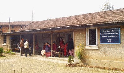 Chapagaun helsepost utenfor Katmandu