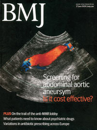 Artikkelen ble publisert 23.6. 2009 i BMJ (www.bmj.com), som regnes som en av de &laquo;fem store&raquo; innen medisinsk publisering ved&hellip;