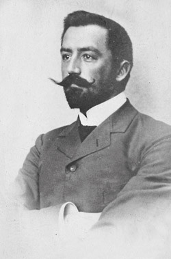 Prosektor Magnus Haaland. Bildet er tatt rundt 1910