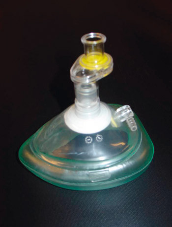 Figur 1  Luftlommemaske (pocket mask)