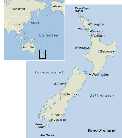 Geografisk er New Zealand en isolert &oslash;ygruppe midt ute i Stillehavet. Landet blir av og til sammenliknet med Norge, men det&hellip;