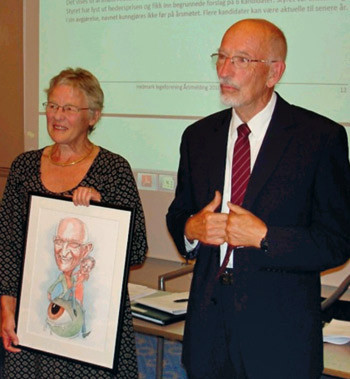 Ruth og Dag Riise. Foto Georg Morland, Hedmark legeforening