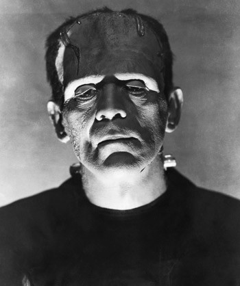 Figur 2  Boris Karloff som Frankenstein i James Whales Frankenstein (1932). SCANPIX/Corbis