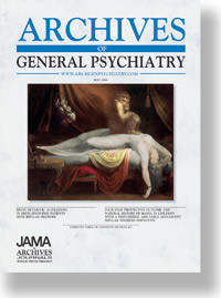 Artikkelen st&aring;r i oktoberutgaven 2010 av Archives of General Psychiatry (http://archpsyc.ama-assn.org), som er et av de&hellip;