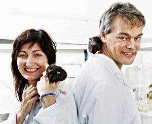 May-Britt og Edvard Moser. Foto Geir Mogen, NTNU Info