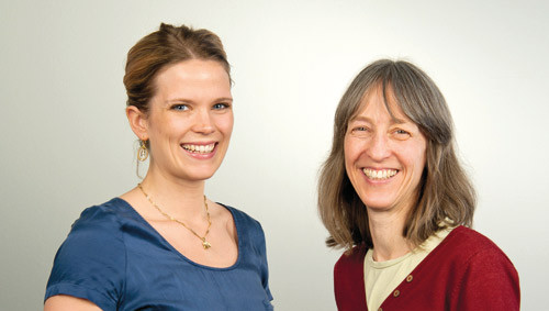 Stipendiat Inga Vengen og hovedveileder Vibeke Videm. Foto J&oslash;rn Ove S&aelig;ternes