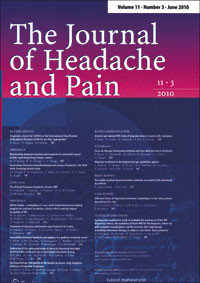 Artikkelen ble publisert i juni 2010 i Journal of Headache and Pain (www.springer.com/medicine/journal/10194).