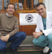 F.v. Knut Tore Lappeg&aring;rd og Erik Waage Nielsen. Foto Tove Myrbakk, Doktor i Nord