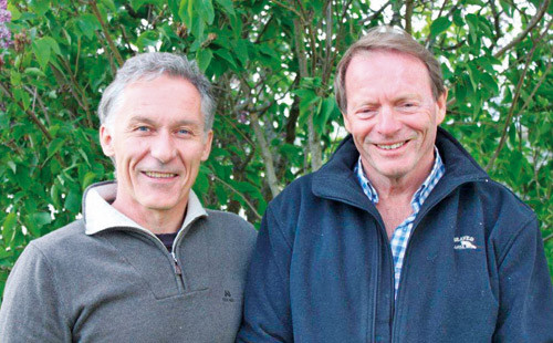 Sigurd Liavaag og Svein Svenningsen . Foto privat