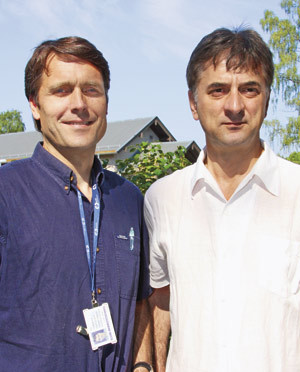 Ole A. Andreassen og Srdjan Djurovic, to av de norske artikkelforfatterne. Foto Alf Terje B&oslash;hler
