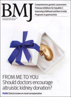 Artikkelen ble e-publisert 25.10. 2011 i BMJ (www.bmj.com), som regnes som en av de &laquo;fem store&raquo; innen medisinsk publisering,&hellip;