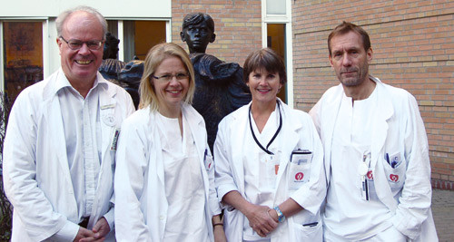 Tangeraas-teamet: fra venstre professor i barne- og ungdomspsykiatri Trond Diseth, Trine Tangeraas, veileder og&hellip;