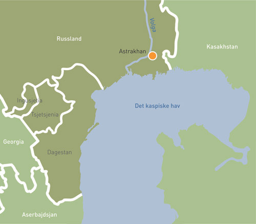 Opptaksomr&aring;det til sykehuset i Astrakhan er enormt, ogs&aring; pasienter fra Tsjetsjenia, Ingusjetia og Dagestan h&oslash;rer til her