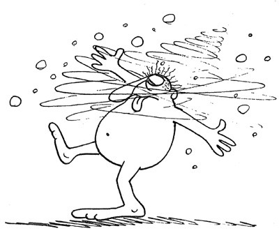 Figur 5. Status cursaticus (&laquo;vetsprengd&raquo;).