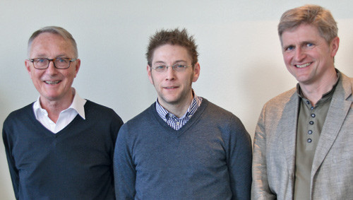 Knut Engedal, Sverre Bergh og Geir Selb&aelig;k. Foto privat