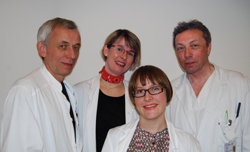 Fire av de fem artikkelforfatterne: Lars Thomassen, Jana Midelfart Hoff, Kristin Modalsli Sand, Eyvind R&oslash;dahl. Foto Anette&hellip;