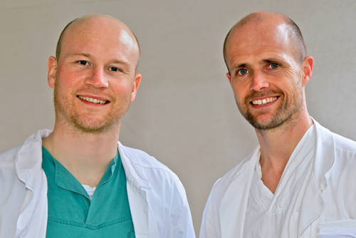 Kjetil S&oslash;reide og Terje Meling. Foto privat