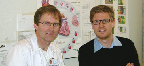 De norske medforfatterne Eivind Berge og Karsten Bruins Slot (til h&oslash;yre). Foto Serap Karaagac