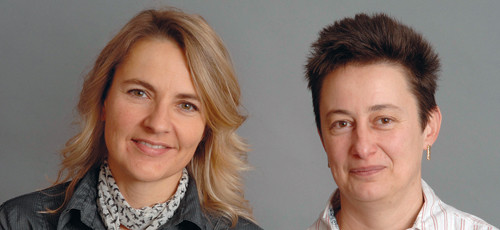 Maja Gran Erke og Tunde Peto. Foto Anthony Sullivan, Moorfields Eye Hospital, London