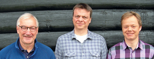 Tre av prisvinnerne: fra venstre Lars Engebretsen, Jan Harald R&oslash;tterud og Asbj&oslash;rn &Aring;r&oslash;en. Foto Senter for&hellip;