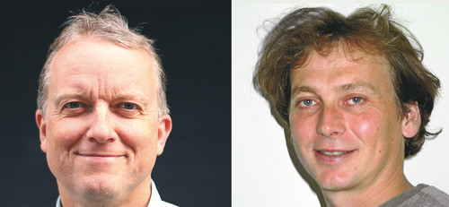 Halvor Sommerfelt og Tor A. Strand. Foto privat