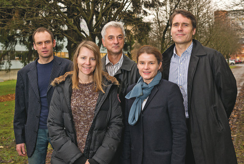 Fra venstre Thor Ueland, Annika Michelsen, Srdjan Djurovic, Ingrid Dieset og Ole A. Andreassen. Foto &Oslash;ystein H. Horgmo,&hellip;
