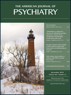 Artikkelen er publisert i desemberutgaven 2012 av American Journal of Psychiatry (http://ajp.psychiatryonline.org), som er&hellip;