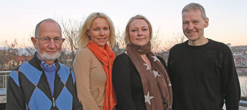 Fire av de seks forfatterne. Fra venstre: J&oslash;rn Bathen, Berit Nordstrand, Marianne Stallvik og Olav Spigset. &Oslash;istein&hellip;